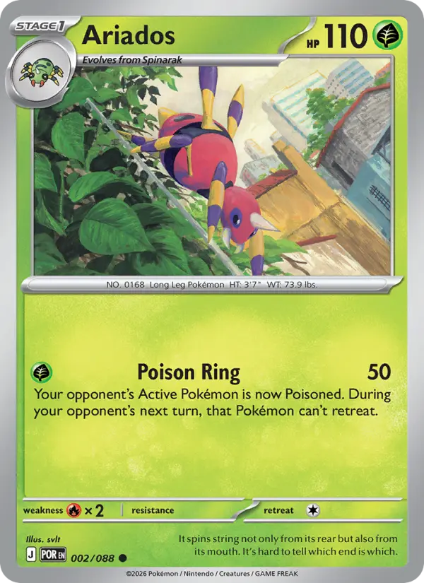 Ariados — Perfect Order card #002