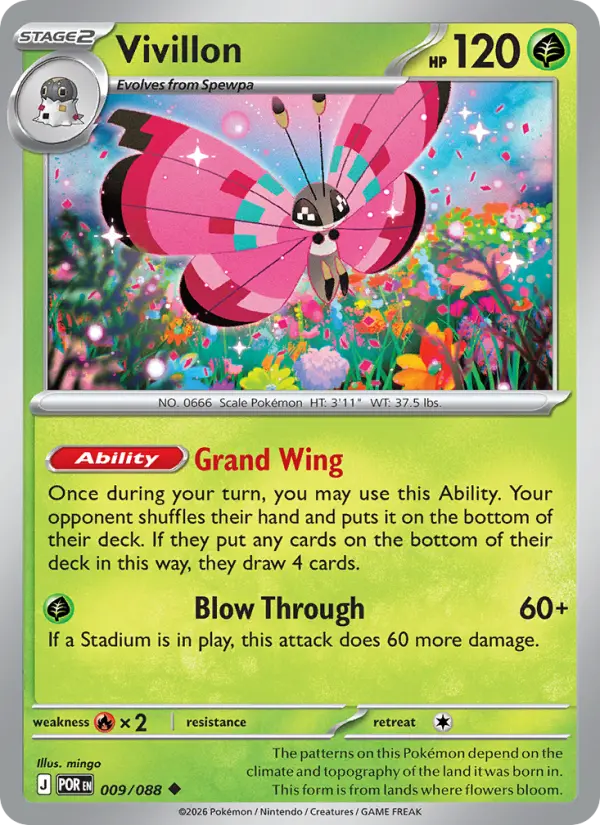 Vivillon — Perfect Order card #009