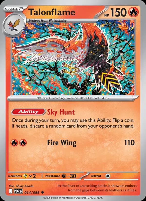 Talonflame — Perfect Order card #014