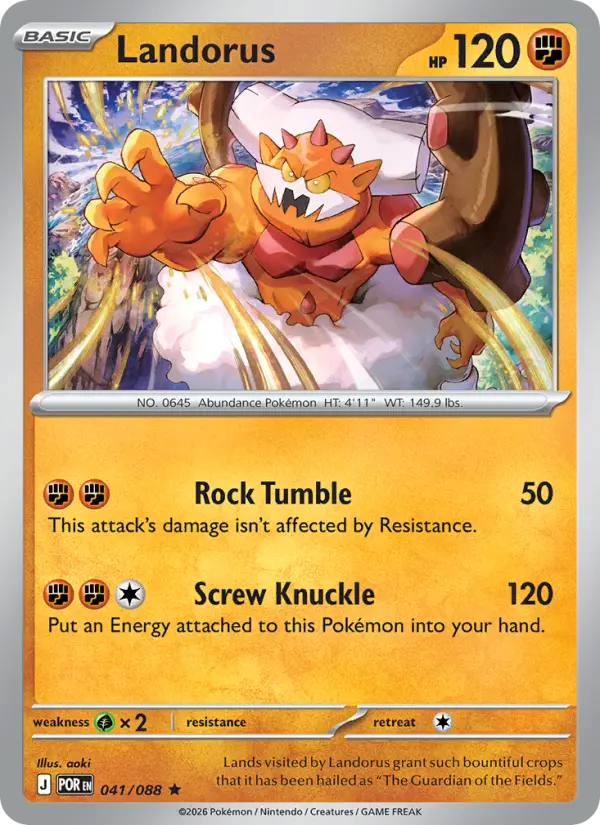 Landorus — Perfect Order card #041