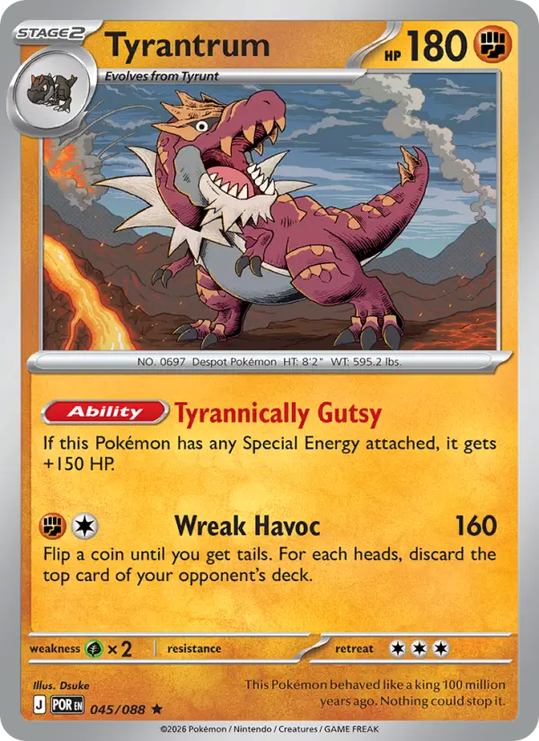 Tyrantrum — Perfect Order card #045