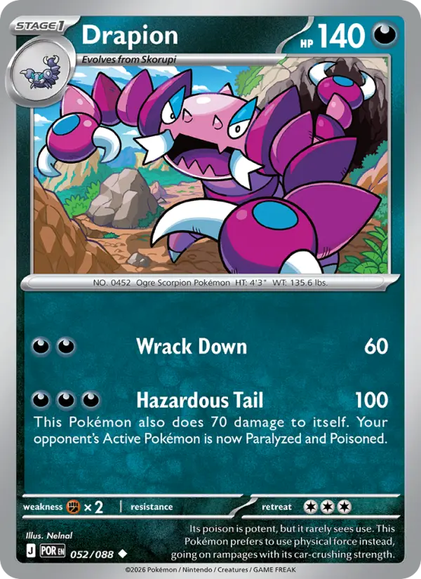 Drapion — Perfect Order card #052