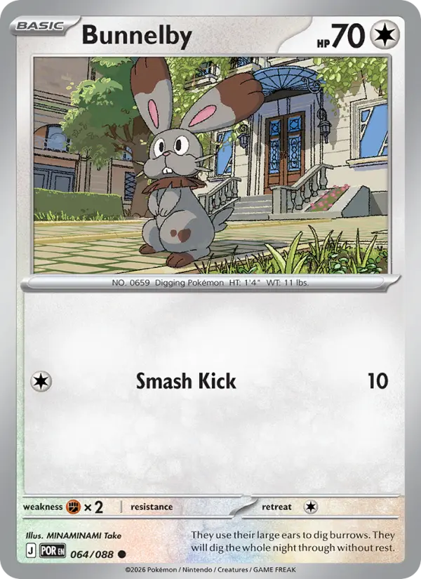 Bunnelby — Perfect Order card #064