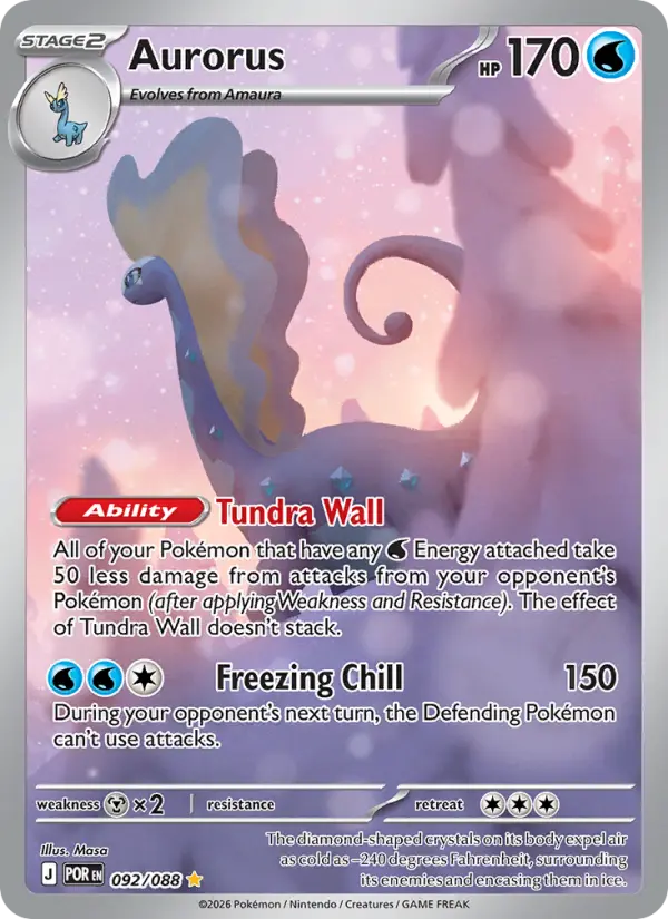 Aurorus — Perfect Order card #092
