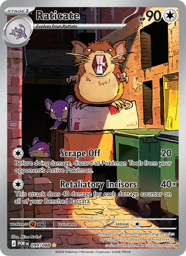 Raticate — Perfect Order card #099