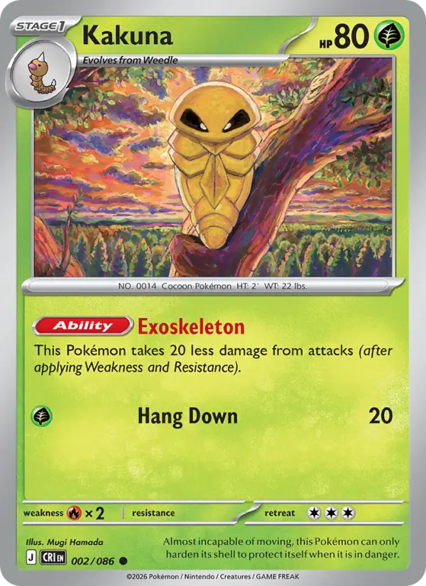 Kakuna — Chaos Rising card #002