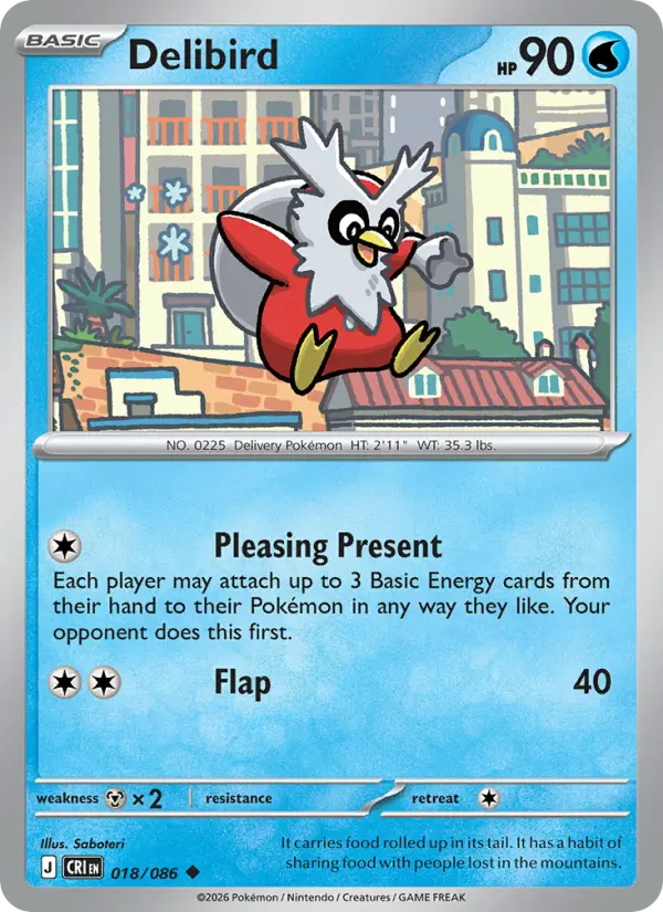 Delibird — Chaos Rising card #018