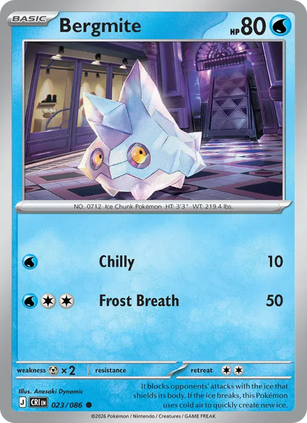 Bergmite — Chaos Rising card #023