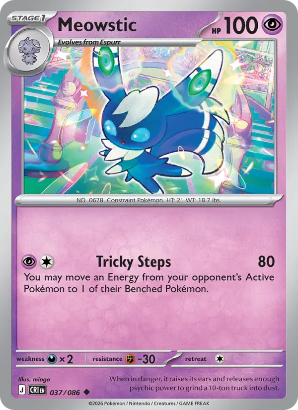 Meowstic — Chaos Rising card #037