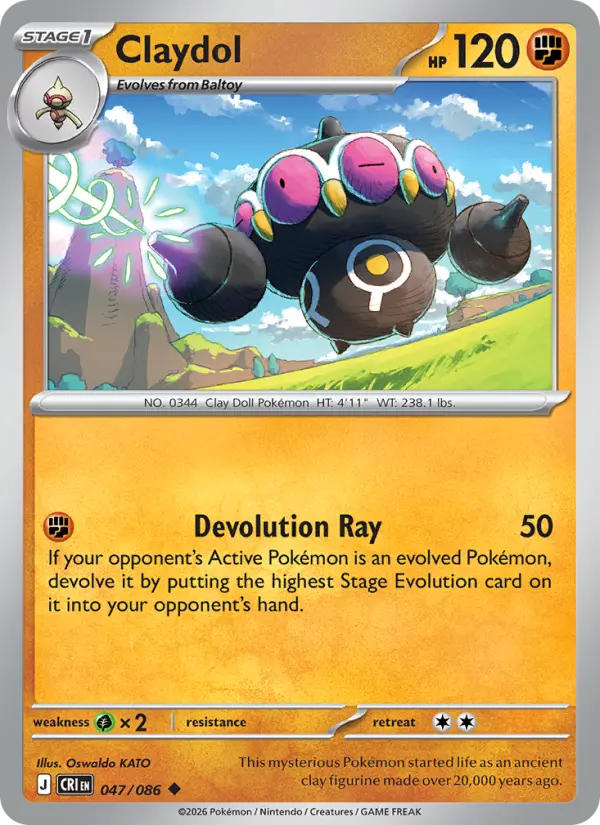 Claydol — Chaos Rising card #047