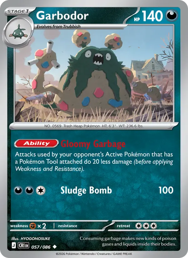 Garbodor — Chaos Rising card #057