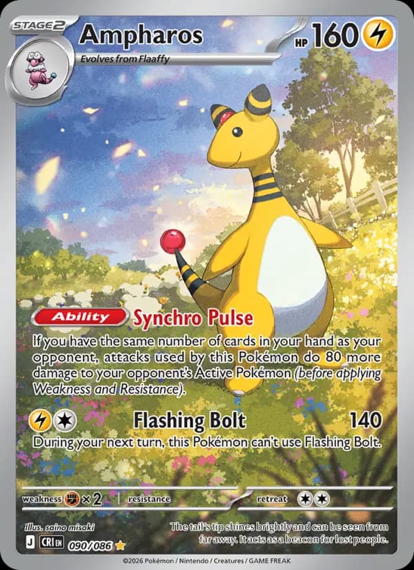 Ampharos — Chaos Rising card #090