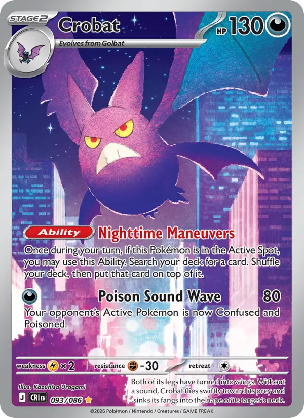 Crobat — Chaos Rising card #093