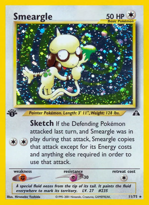 Smeargle — Neo Discovery card #11