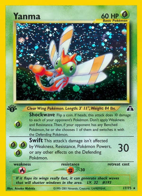 Yanma — Neo Discovery card #17