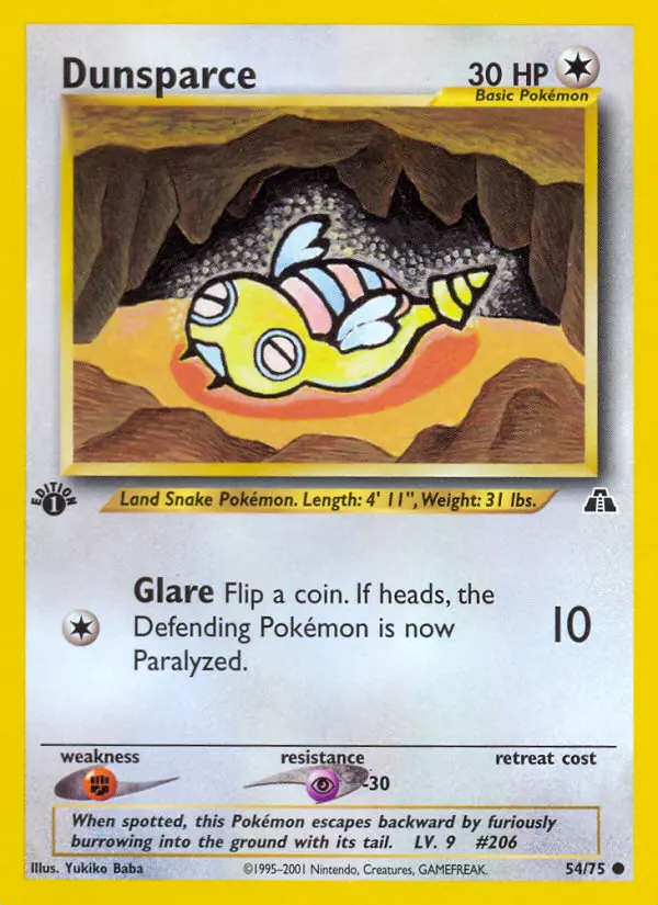 Dunsparce — Neo Discovery card #54