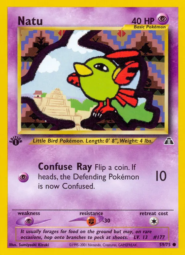 Natu — Neo Discovery card #59