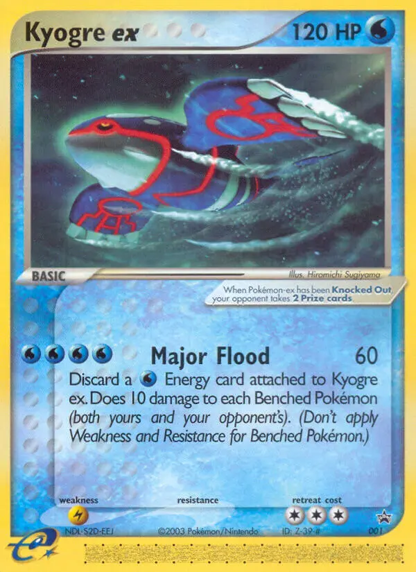 Kyogre ex — Nintendo Black Star Promos card #1