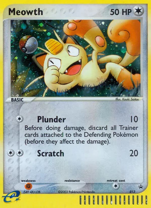 Meowth — Nintendo Black Star Promos card #13