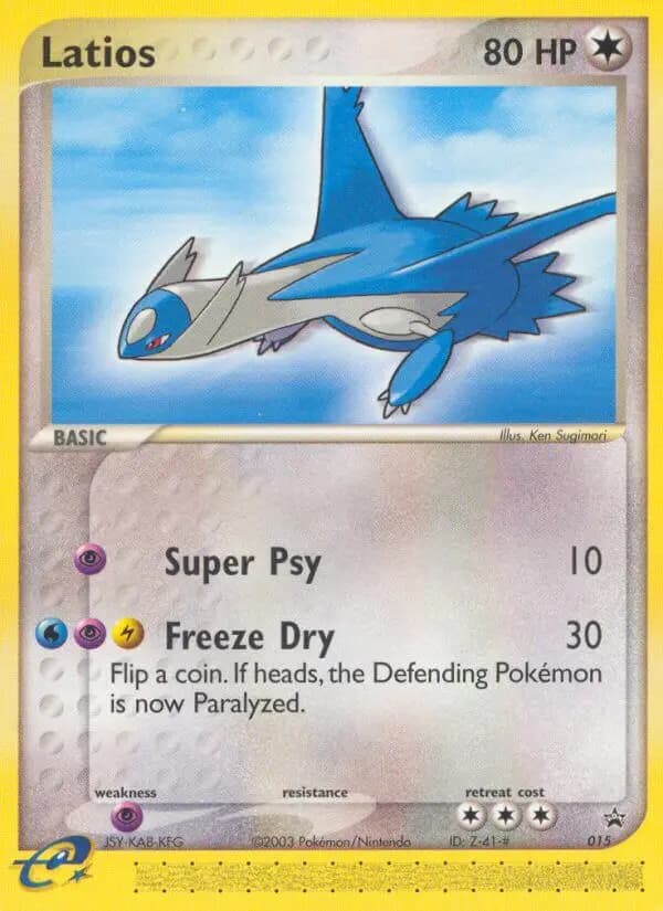 Latios — Nintendo Black Star Promos card #15