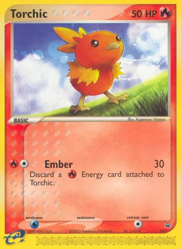 Torchic — Nintendo Black Star Promos card #17