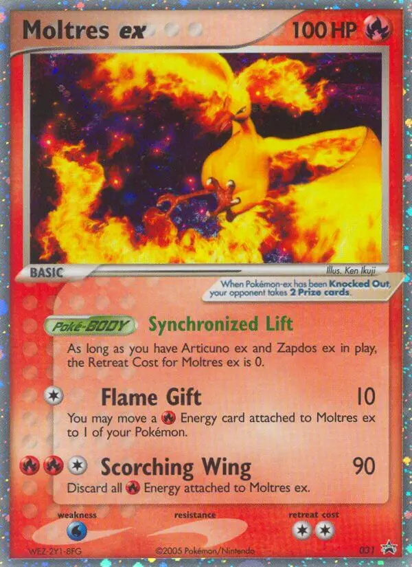 Moltres ex — Nintendo Black Star Promos card #31
