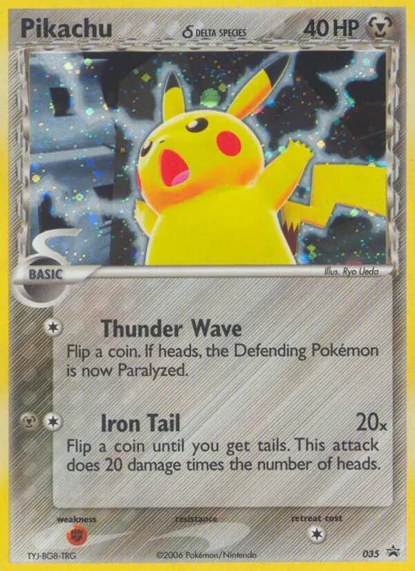Pikachu δ — Nintendo Black Star Promos card #35