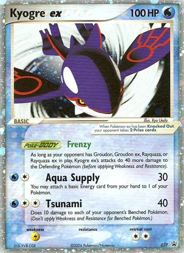 Kyogre ex — Nintendo Black Star Promos card #37