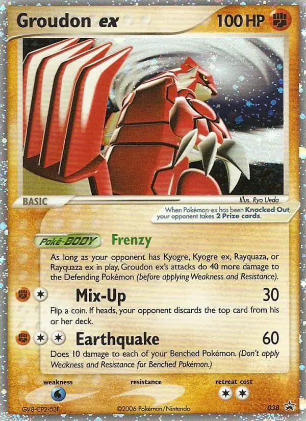 Groudon ex — Nintendo Black Star Promos card #38