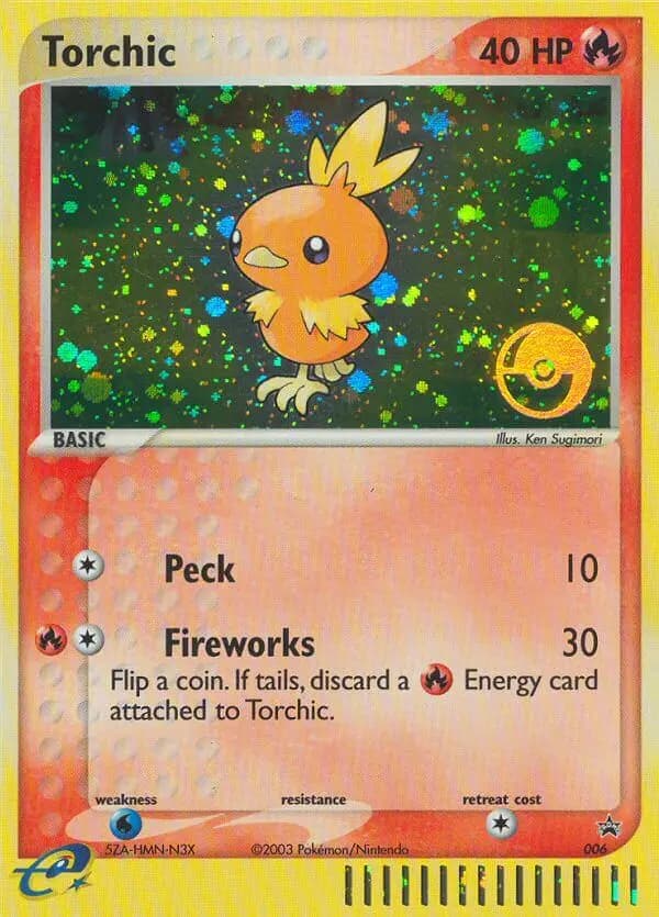 Torchic — Nintendo Black Star Promos card #6
