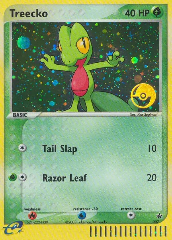 Treecko — Nintendo Black Star Promos card #7