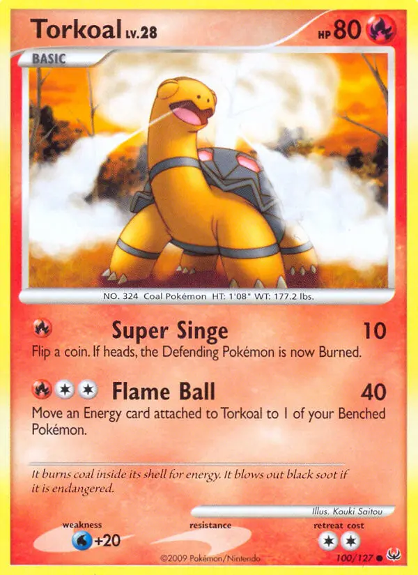 Torkoal — Platinum card #100