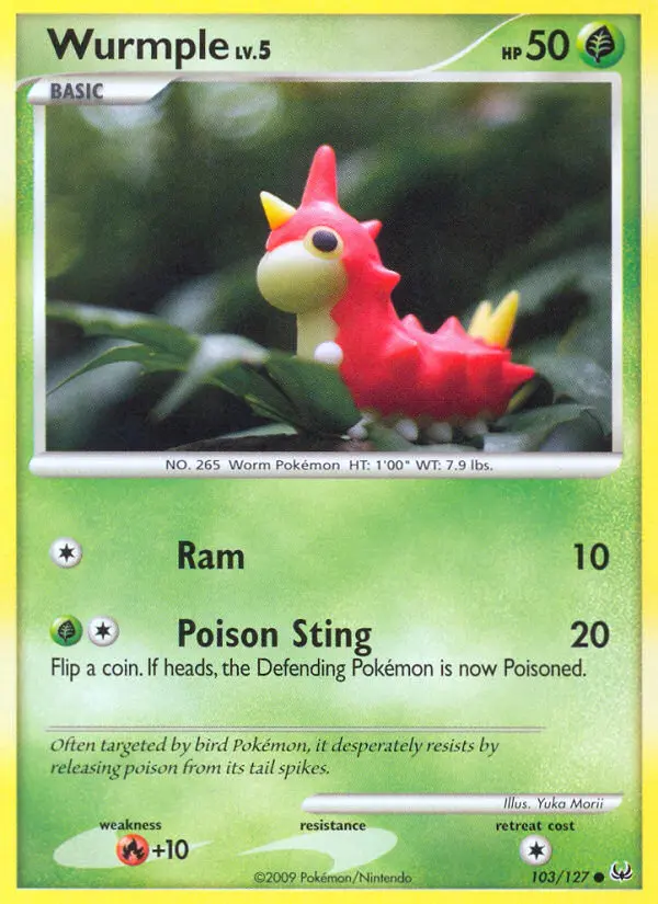 Wurmple — Platinum card #103