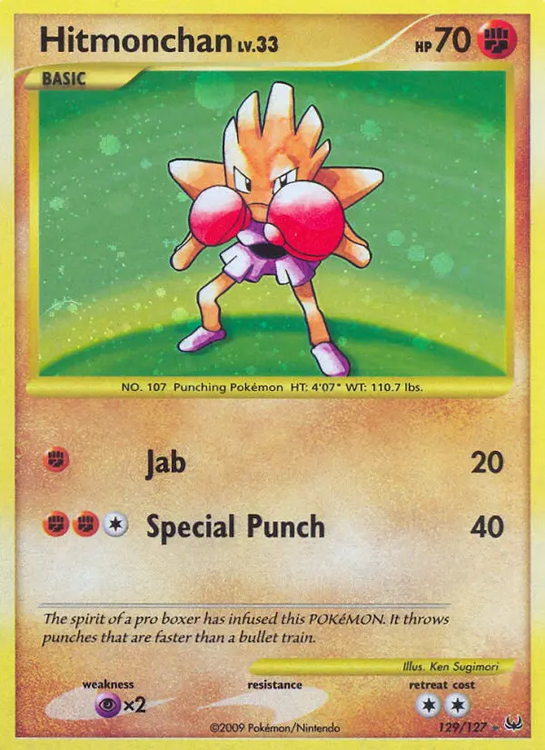 Hitmonchan — Platinum card #129