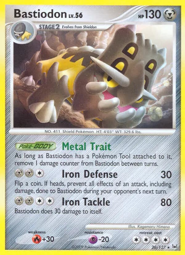 Bastiodon — Platinum card #20