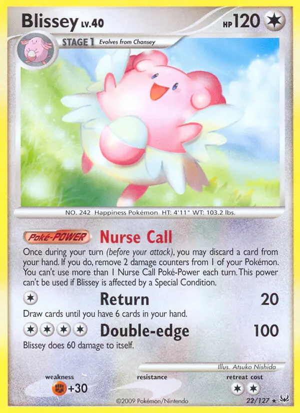 Blissey — Platinum card #22
