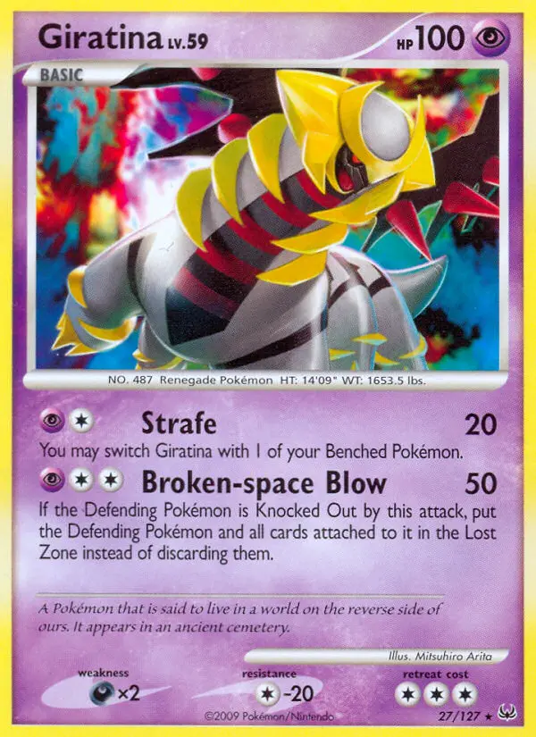 Giratina — Platinum card #27
