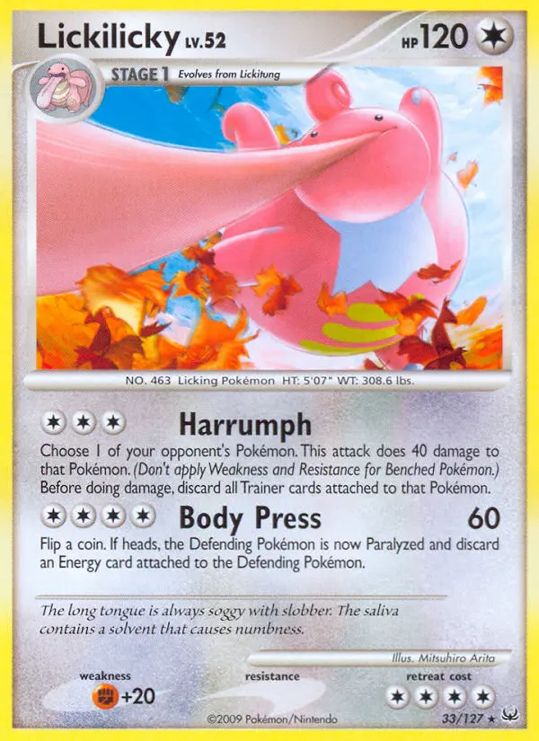 Lickilicky — Platinum card #33
