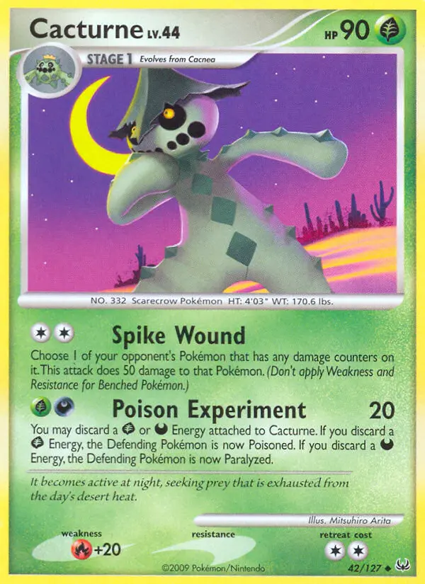Cacturne — Platinum card #42