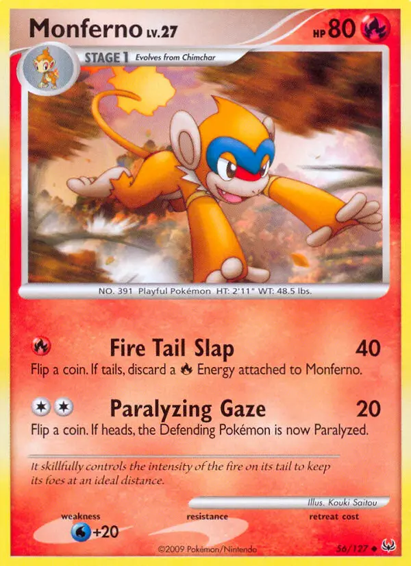 Monferno — Platinum card #56