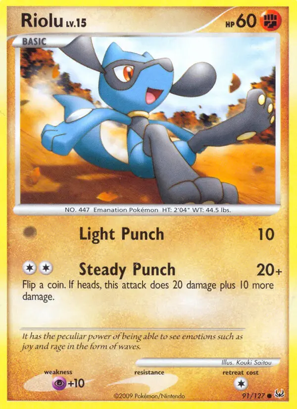 Riolu — Platinum card #91