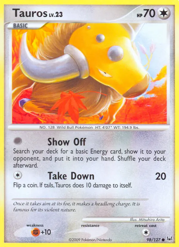 Tauros — Platinum card #98