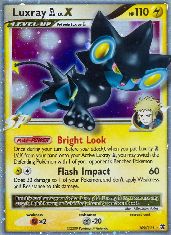 Luxray GL — Rising Rivals card #109