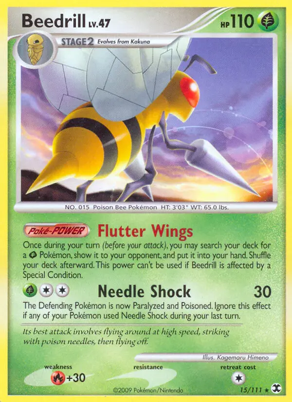Beedrill — Rising Rivals card #15