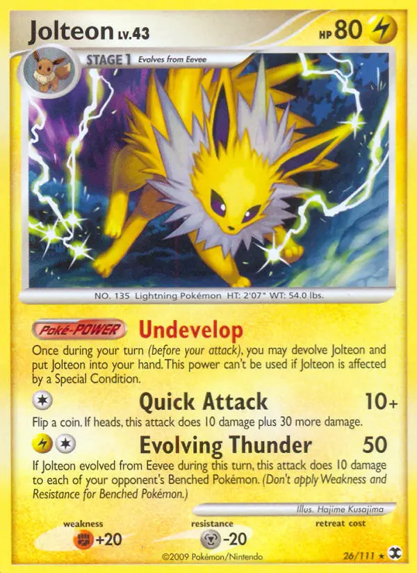 Jolteon — Rising Rivals card #26