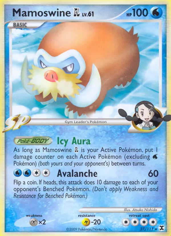 Mamoswine GL — Rising Rivals card #27