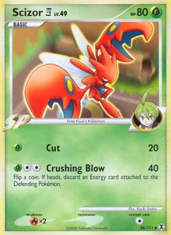 Scizor 4 — Rising Rivals card #48