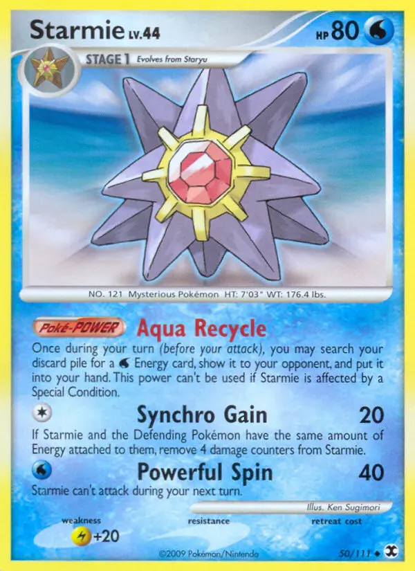 Starmie — Rising Rivals card #50
