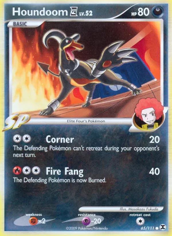 Houndoom 4 — Rising Rivals card #65