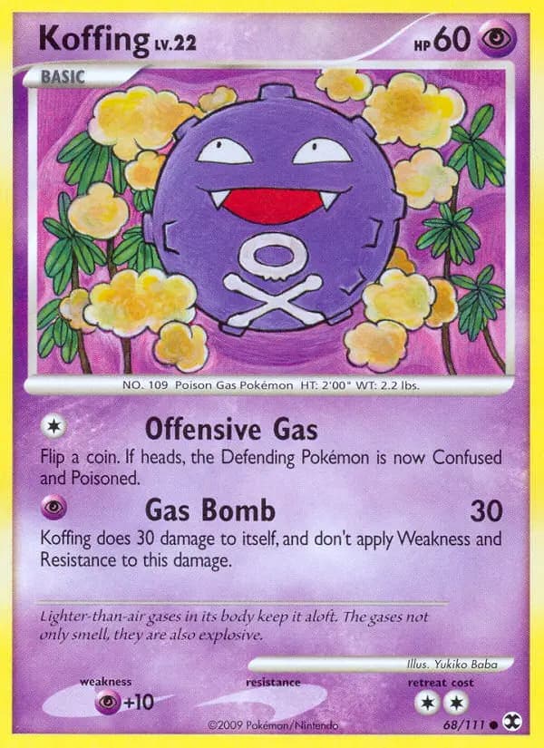 Koffing — Rising Rivals card #68